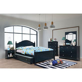 Diane Bed Model Cm7158Bl-Twin Bed By Furniture Of America
